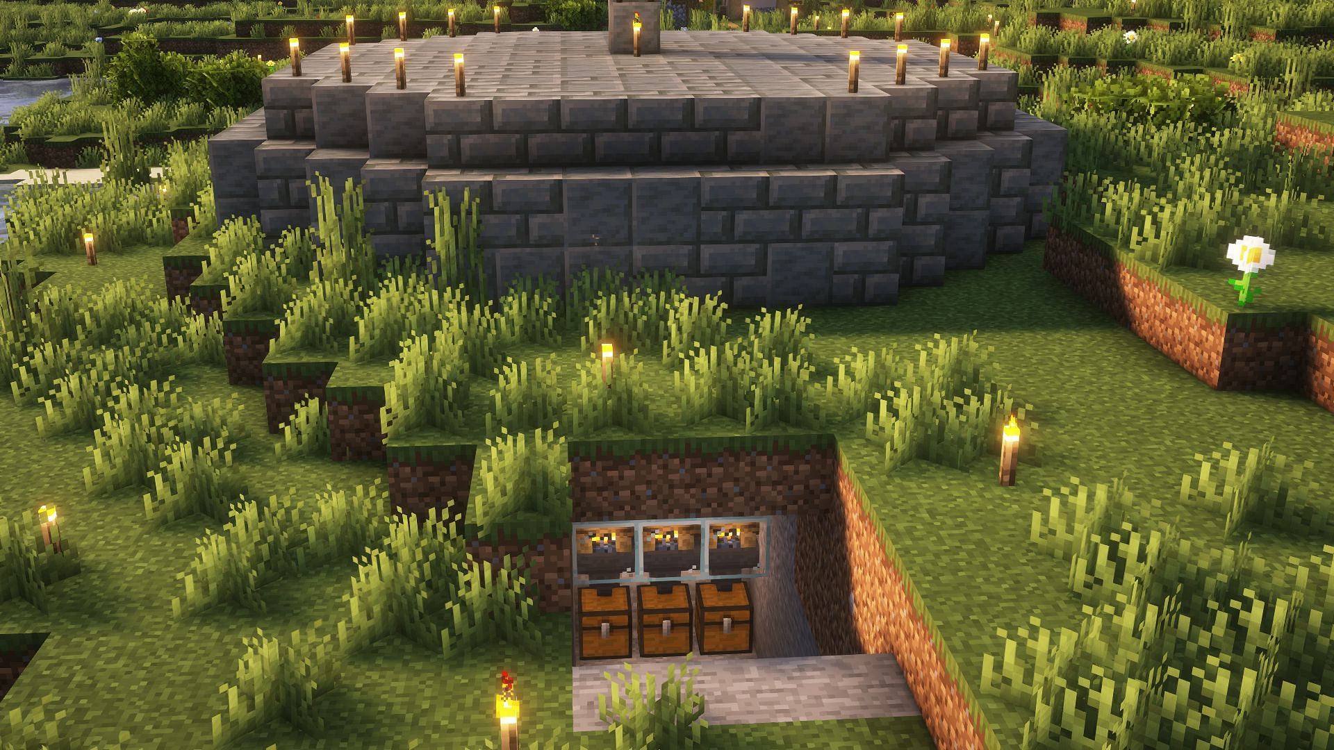 Creeper farm is best way to get gunpowder (Image via Mojang)